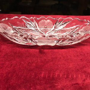 ABP Brilliant  CRYSTAL  small oval Bowl
